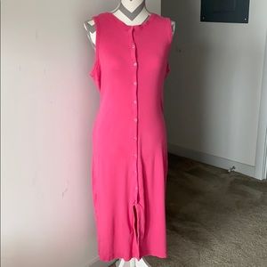 ZARA Hot Pink Cotton Dress